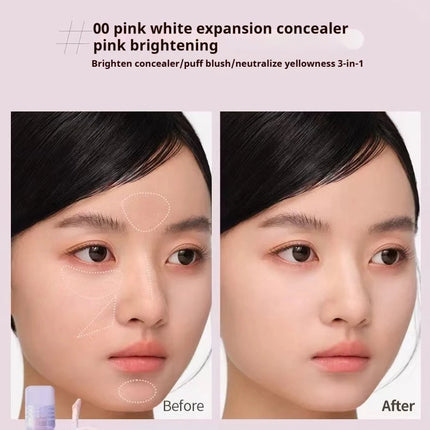 Girlscrush Liquid Concealer Facial Brightening Velvet Sunscreen Mark Expand Moisture Skin Application Holding Makeup