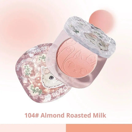 Powder Blusher Soft Matte Fog Cheek Blush Long Lasting Pigmented Natural Velvet Trending Aesthetic Blusher Cosmetics