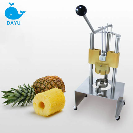 Pineapple Peeler Commercial Stainless Steel Core Remover Drink Maker Hand-Pressed Style Peeling Machine