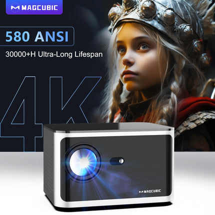 Magcubic HY350 Pro 580ANSI Projector Android 11 4K 1080P Wifi6 Voice Control Allwinner H713 Electronic Focus BT 5.0 Home Cinema