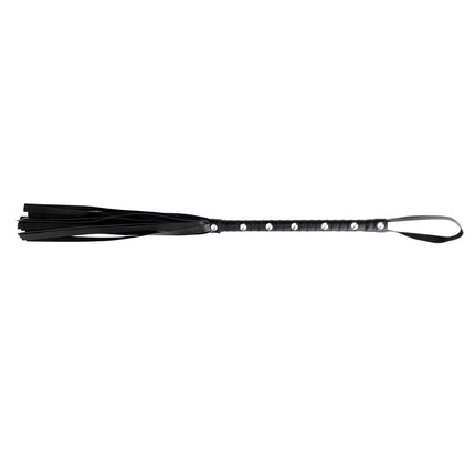 59cm BDSM PU Leather Rivets Fetish Bondage Sexy Whip Flogger Sex Toys For Couples Spanking  tickle Knout Adult Games