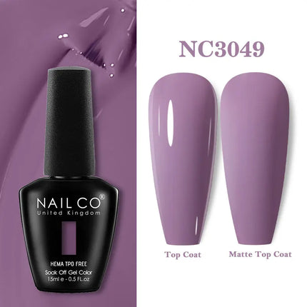 NAILCO 15ml Red Color Series Gel Varnish Coffee Gel Nail Polish Maximalism Reddish Gellak Design Brown Lacquer Nail Art Manicure