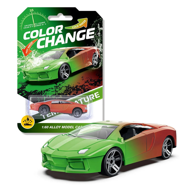 Alloy Off Road Model Mini Set Toy Racing Car 1:64 Color Changing Temperature Sensing Inertial Cars Model For Bath Pool Water Toy