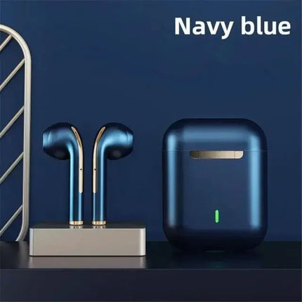 Wireless Bluetooth Earphones J18 True Music Headphones For Phone Stereo Sport Game TWS Earbuds In Ear With Mic Touch Headset