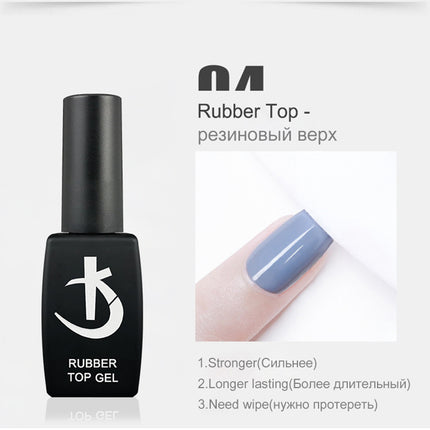 KODI JYJ Base and Top Coat for Gel Polish Acid free Primer Varnish Hybrid Semi Permanent Lot Matte Top Nails Thick Rubber Base