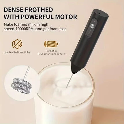 Portable electric milk mixer, handheld mixer, USB mini coffee machine mixer, cappuccino cream mixer, egg beater, food mixer