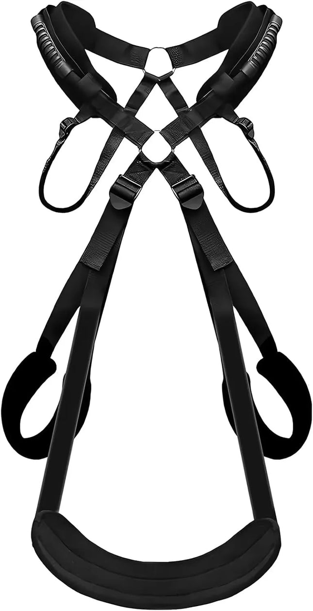 BDSM Sex Swing Set with Bondage Love Slings for Couples Adjustable Strap Adult Sex Toy Soft Plush Padding Mat Sex Restraints Toy
