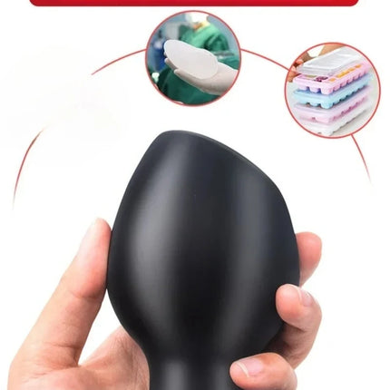 Chalice Shape Hollow Anal Plug,Silicone Tunnel But Butt Plugs,Stretch Anus Ass Buttplug,Prostate Analplug Butplug,Sex Toys