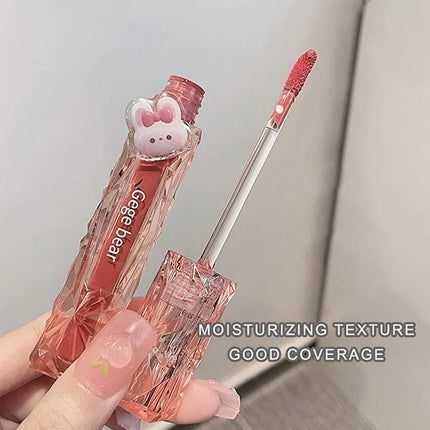 Gege Bear Crystal Mirror Water Lip Gloss Hydrating and Ultra-Moisturizing High Shine Glossy Lip Tint for Fuller Lips