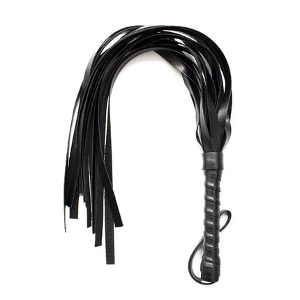 High Quality Pu Leather Pimp Whip Racing Crop Party Flogger Hand Cuffs Queen Whip for Fetish Flogger Slave Fantasy Adult Games