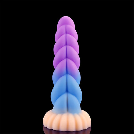 Silicone Soft Anal Toys Transparent Luminous Butt Plug 3 Size Adult Toys Tapon Anal Plug Braided Dilatador Anal Dildo Buttplug