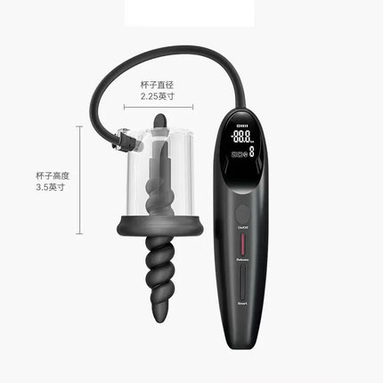 Smart Vacuum Pump Sucking Anal Plug Female Prostate Massage Stimulator Buttplug Male Masturbator Adult Sex Toys For Man Women