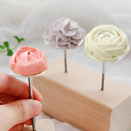 10 Pcs Diy Cream Flower Nails 7.5cm Diameter Reusable Cake Decorating Tools Baking Decoration Molds Baking Accessories