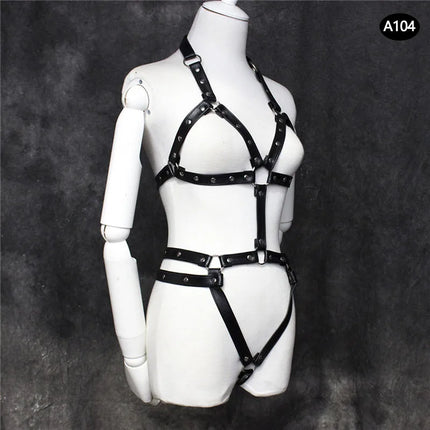 Body bondage harness leather belt erotic clothes sexy lingerie adult games restraints sex toys for couples women bdsm tools