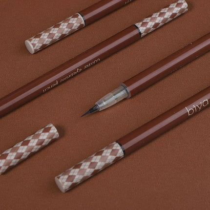 0.01mm Ultra Fine Eyebrows Pencil Waterproof Long Lasting No Blooming Eyeliner Lying Silkworm Pen Easy To Color Eye Makeup Tools