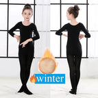 warm pantyhose black / XL 150-165cm