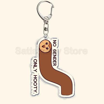 The Owl House Keychain Luz Noceda King Eda Hooty Acrylic Key Chain Pendant Key Ring Keychains for Bag Pendant Aaccessories Gift