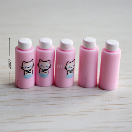 1/6 Scale Miniature Dollhouse Makeup Brush Mini False Eyelash Cosmetic Model for Doll Accessories Toy