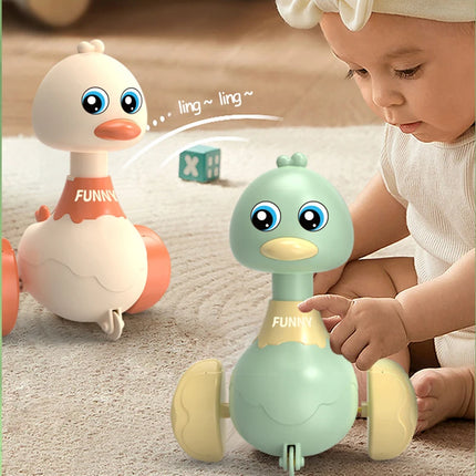 Dancing Ghosts Swing Duck Clockwork Chick Wind Up Toy Todder Dance Toys Pet  Interactive Baby Crawling Toys Kids Funny Gifts