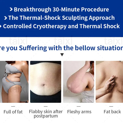 New Tshock Cold and Hot Skin Firming Cryo Facial Portable for Fat Reduction Skin Tightening Body Contouring and Body Slimming