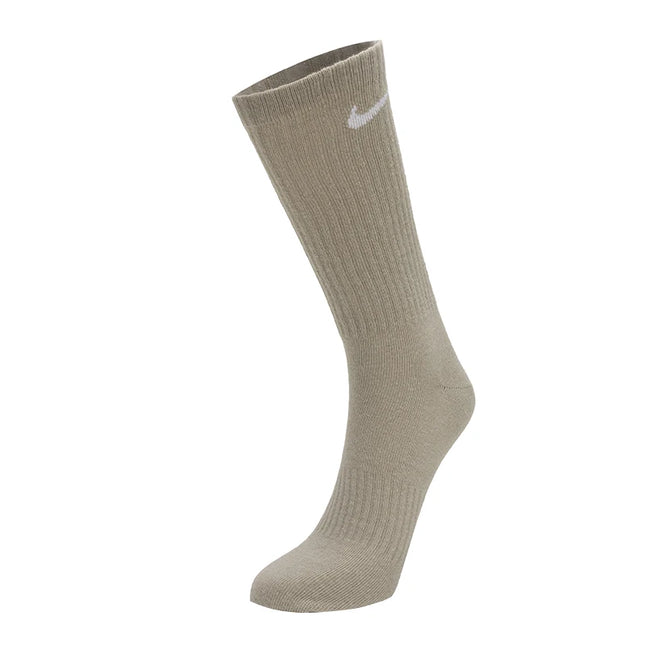 Nike Men's and Women's Breathable, Sweat-Absorbent Sports Socks, Basketball Socks, Fashionable and Versatile Casual Socks (3 Pairs) Sx7676-902