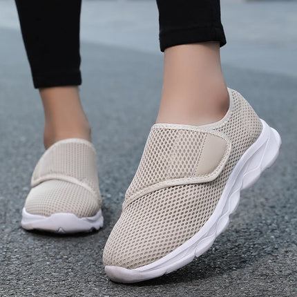 New Casual Orthopedic Shoes for Wide and Swollen Feet, Thumb Eversion, Adjustable, Soft, Comfortable Diabetic Walking Shoes
