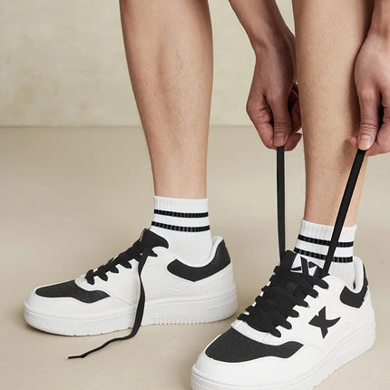 Xtep Skateboarding Shoes For Men Summer Wear-Resistant Skate Shoes Stability Soft Leisure Outdoor Sneakers 876319310029