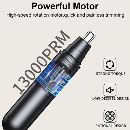 Nose Hair Trimmer Mini Trimmer for Nose Electric Hair Trimmer Nose Portable Hair Clipper Rechargeable Ear and Nose Hair Trimmer