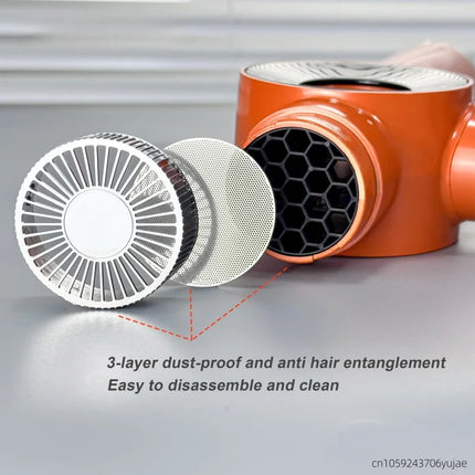 2026 High-Speed Bladeless Hair Dryer With A Rotational Speed Of 120,000 Rpm, Professional Hair Dryer With High Power