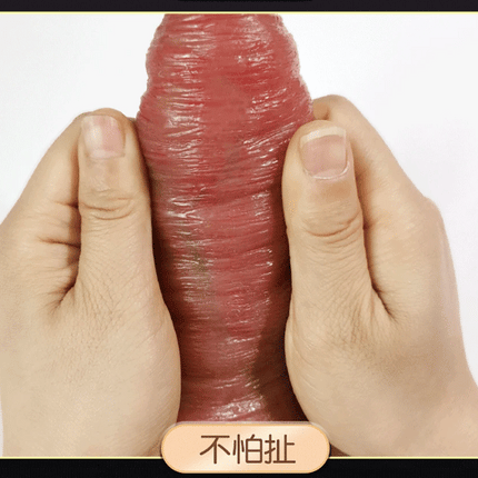 Realistic Silicone Reusable Penis Sleeve Extender Penis Condom Extension Sex Toy for Men Cock Sleeve Enlarger Delay Ejaculation