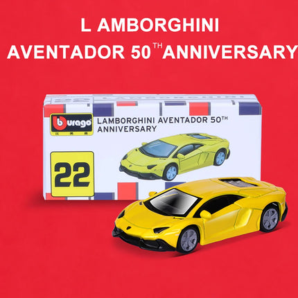 Bburago1:64 Ford GT500 Multiple Model Small Collection Car Alloy Model Toy Gift Scene Decoration Classic and Exquisite
