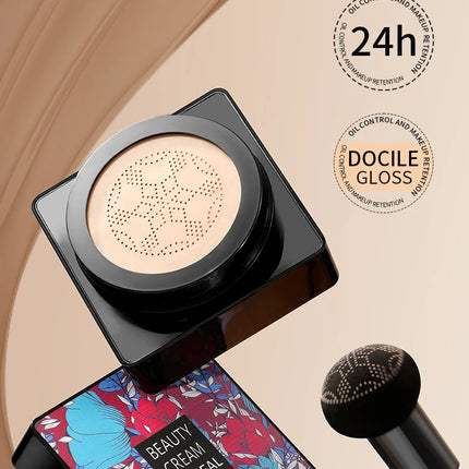 CC Cream 20g Mushroom Head Air Cushion Powder Puff Moisturizing Brightening Foundation Concealer BB Cream Base Makeup Cosmetics