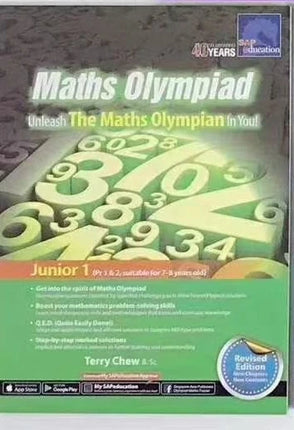 1 Book Sap Maths Olympiad Primary School Mathematical Thinking Training Exercise Math Questions in English Book