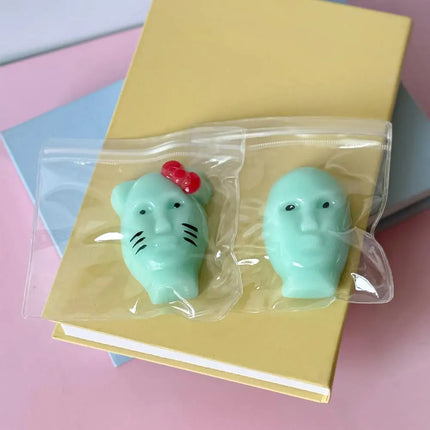1/2/5Pcs Funny Pimple Popper Acne Relief Toy Reusable Low Rebound Decompression Toys Unique Home Decoration Friend Birthday Gift