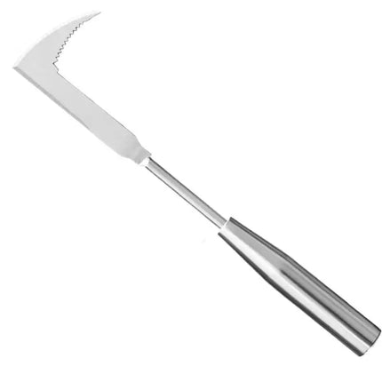 1pc 13.5inch L-shaped Stainless Steel Gap Weeding Tool Garden Hand Tool, For Clearing Weeds On Yard, Patio, Driveway