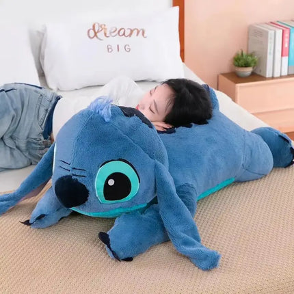 Giant Disney Stitch Plush Stuffed Doll Blue Kawaii Cartoon Animal Sofa Sleeping Soft Pillow Toys Kids 45cm-100cm Birthday Gift