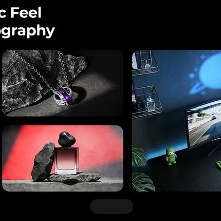 K&F CONCEPT SP25C 25W RGB Photography Flashlight with Mount Stand 20 Gobo 9000mAh Zoomable Video Spotlight 4000 Lux Studio Light