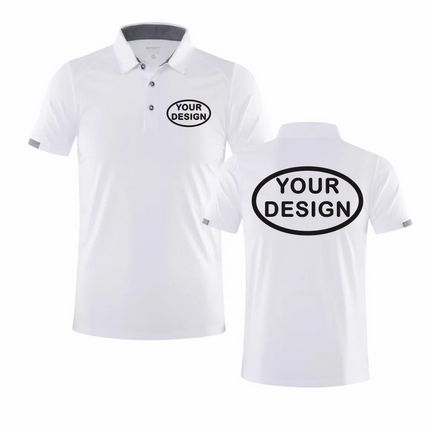 Summer Quick Drying POLO Shirt Logo Custom Printing Embroidery Golf Custom Your Logo Sports T-shirt Top