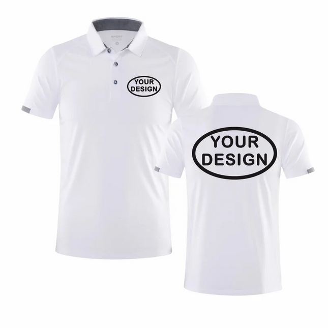 Summer Quick Drying POLO Shirt Logo Custom Printing Embroidery Golf Custom Your Logo Sports T-shirt Top