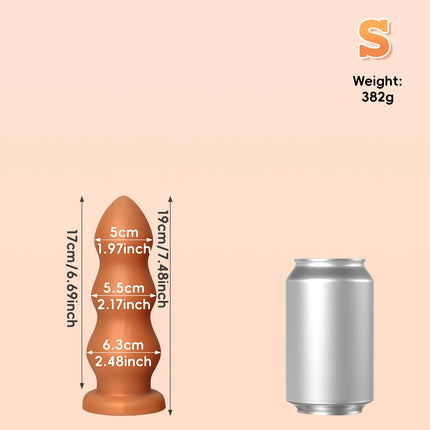 4 Size Big huge anal beads butt plug smooth soft silicone dilatador anal dildo penetration anal toys buttplug Prostate Massage