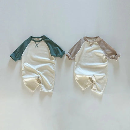 New Baby Long Sleeve Romper Cotton Infant Loose Jumpsuit Spring Autumn Newborn Boy Girl Clothes 2025 New Baby Clothing