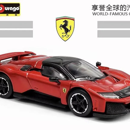 NEW IN STOCK Maisto 1:64 Ferrari F80 Miniature Diecast Alloy Car Model Toy Rubber Tires For Collectors Display Limited Edition