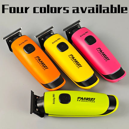 BRDCLIP BRD-729 Professional Electric Hair Trimmer 8000RPM Brushless Motor DLC Blade with Base Men BarberShop Carve Hair Clipper