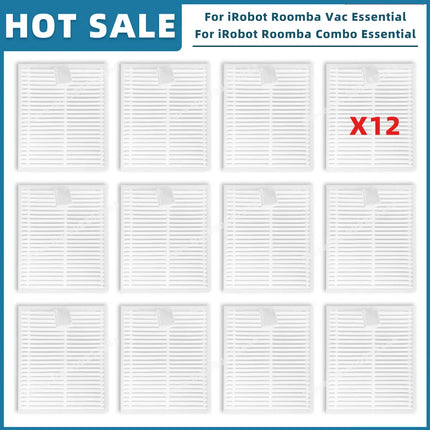 Compatible For iRobot Roomba Combo Essential / Vac Essential / 2 Essential Parts Accessories Main Side Brush Filter Mop Cloth