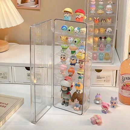 Acrylic Organizer For Collectible Figure And Blind Box Toy Large-Capacity High Definition Transparent Miniature Display Shelves