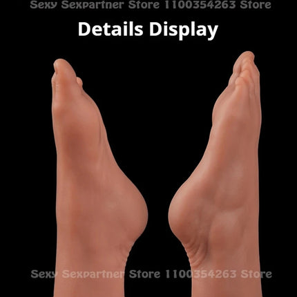 Big Silicone Feet Style Anal Plug Huge Dilator Anal Dildo Suction Cup Ass Butt Plug Deep Masturbator Stimulation Adult Sex Toys