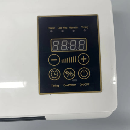 2-in-1 Heater and Cooler Wireless Controller Control Wall Mounted Heater Cooler Heating and Cooling Fan Digital Display