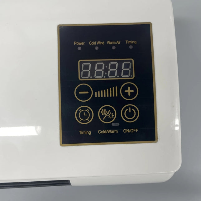 2-in-1 Heater and Cooler Wireless Controller Control Wall Mounted Heater Cooler Heating and Cooling Fan Digital Display