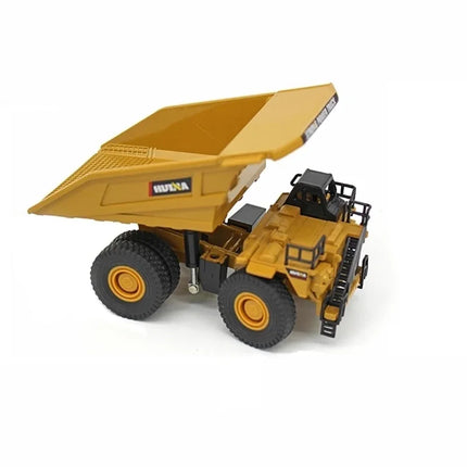 Huina 1812 1:60 Diecast Alloy Dump Truck Hobby Collection Model Full Metal Die Cast Car Toys for Boys Home Decoration Birthday、