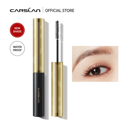 CARSLAN Quick Dry Ultra Fine Mascara Waterproof Lengthing Curling Thick Eyelashes Long-wearing Mascara Makeup Eyes Cosmetics